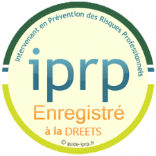 Logo IPRP - Acteurs Prévention est enregistré à la DREETS